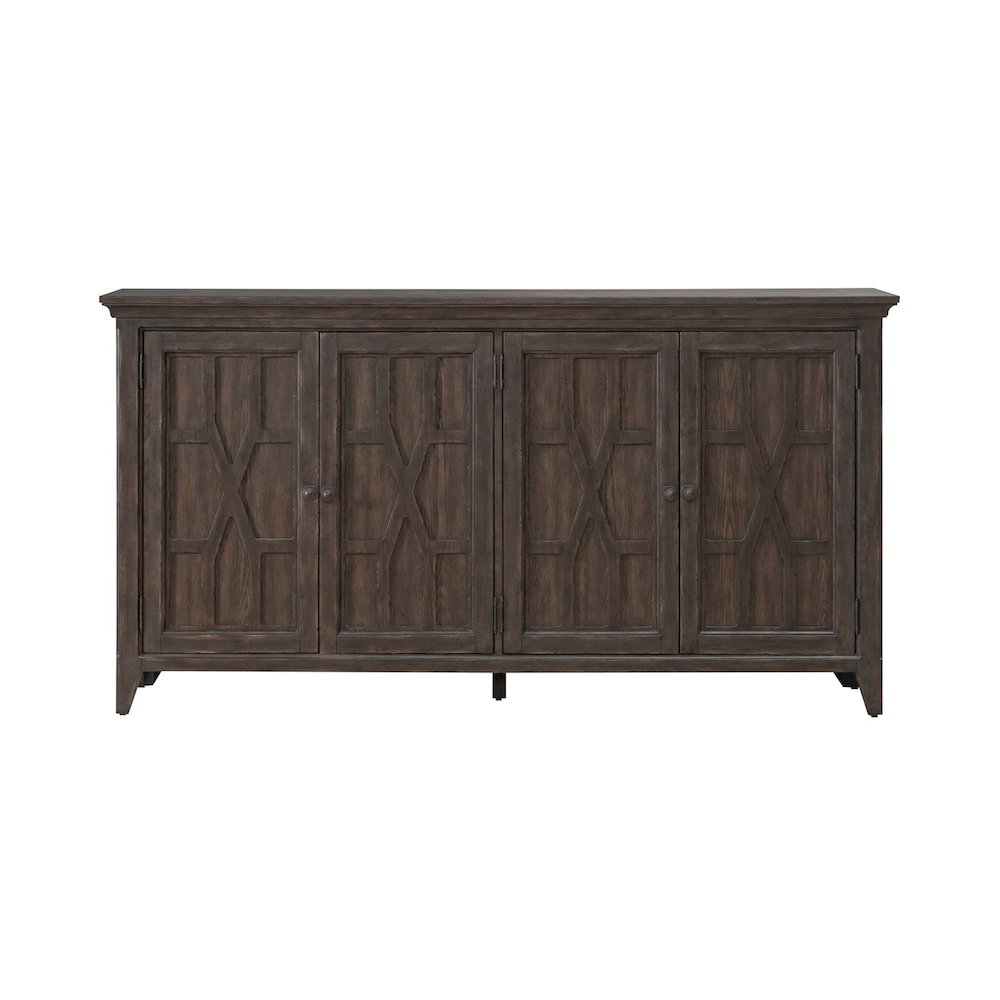 Paradise Valley Hall Buffet - Saddle Brown Wood