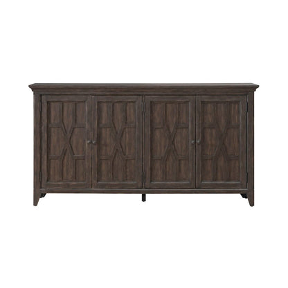 Paradise Valley Hall Buffet - Saddle Brown Wood