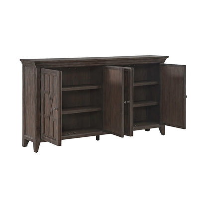 Paradise Valley Hall Buffet - Saddle Brown Wood