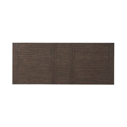 Paradise Valley Trestle Table 18" Removable Leaf - Saddle Brown Oak
