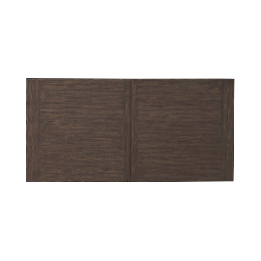 Paradise Valley Trestle Table 18" Removable Leaf - Saddle Brown Oak