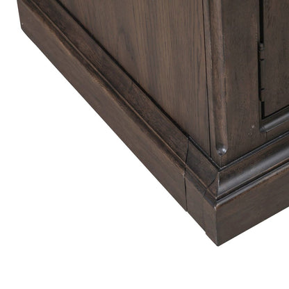 Paradise Valley Entertainment Center for Living Room - Saddle Brown