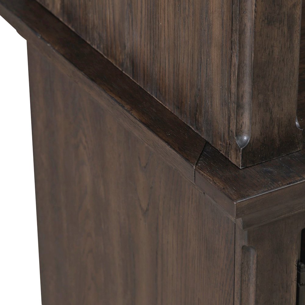 Paradise Valley Entertainment Center for Living Room - Saddle Brown