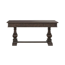 Paradise Valley Writing Desk with Keyboard Tray Home Office - Brown Oak Wood
