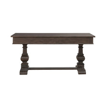 Paradise Valley Writing Desk with Keyboard Tray Home Office - Brown Oak Wood