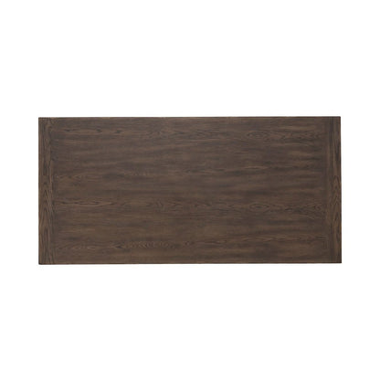 Paradise Valley Writing Desk with Keyboard Tray Home Office - Brown Oak Wood
