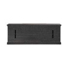 Paradise Valley 78 Inch Entertainment Console for Living Room - Saddle Brown