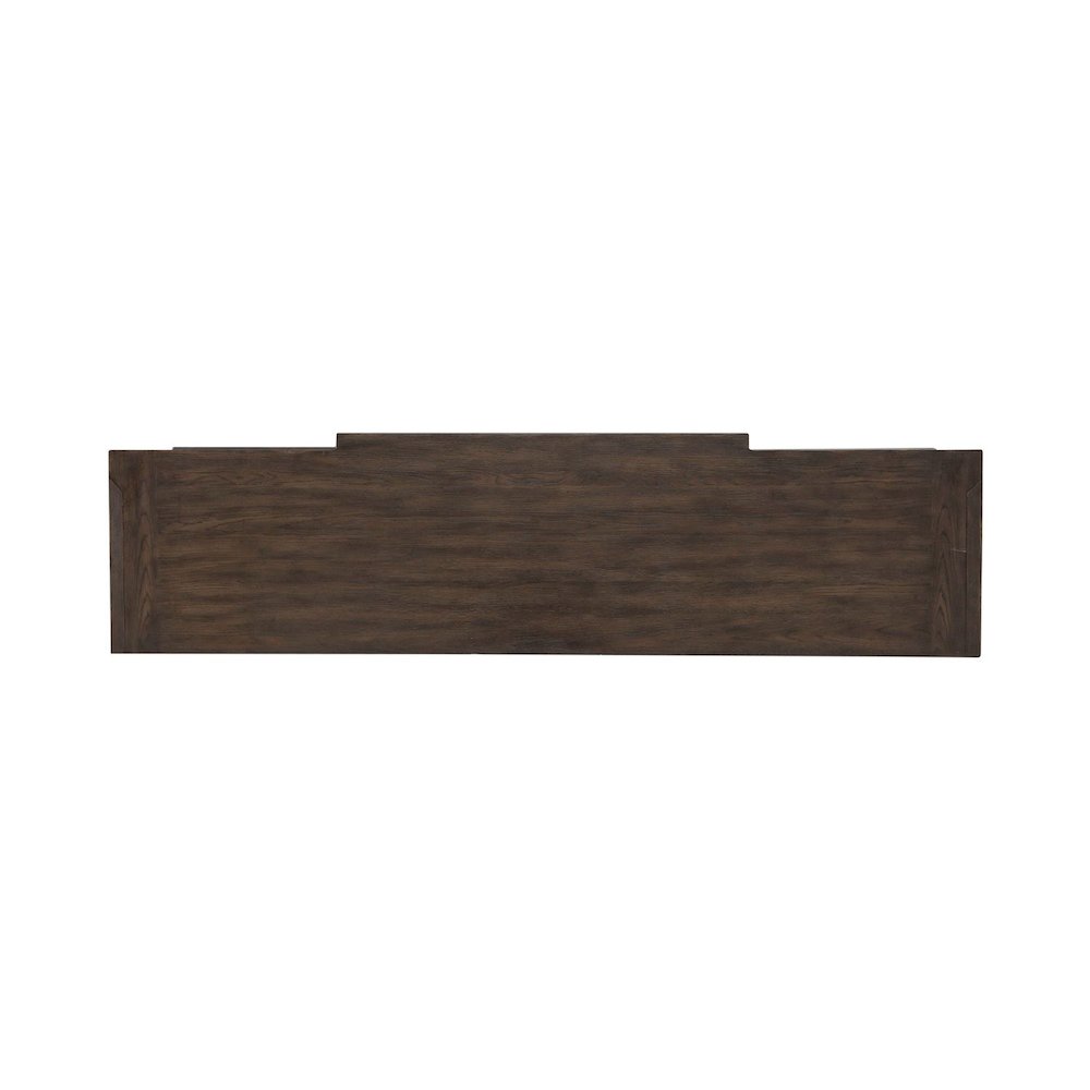 Paradise Valley 78 Inch Entertainment Console for Living Room - Saddle Brown