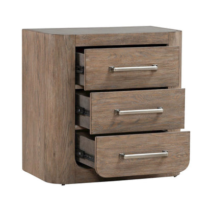 Queen Shelter Bed, Dresser & Mirror, Night Stand Bedroom Set - Burnished Clay