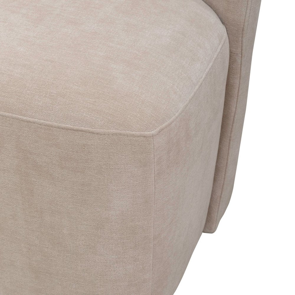 Accent Dining Chairs with Castors - Wicker Upholstry - Set of Four