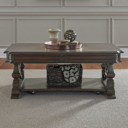 Providence Park Opt 3 Piece Set - Cocktail Table, 2 Round End Tables