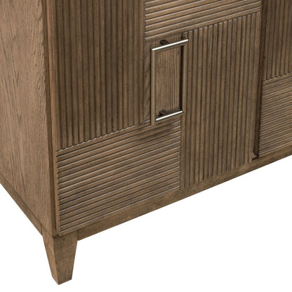 Serenity 82 Inch Accent TV Console for Living Room  - Burnished Beige