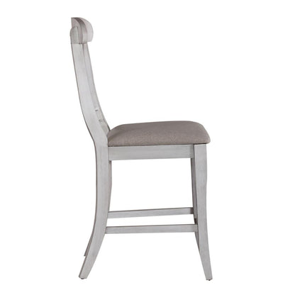 Upholstered X Back Counter Chair (RTA)
