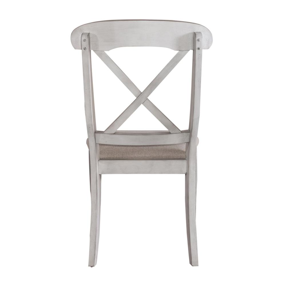 Upholstered X Back Side Chair (RTA)