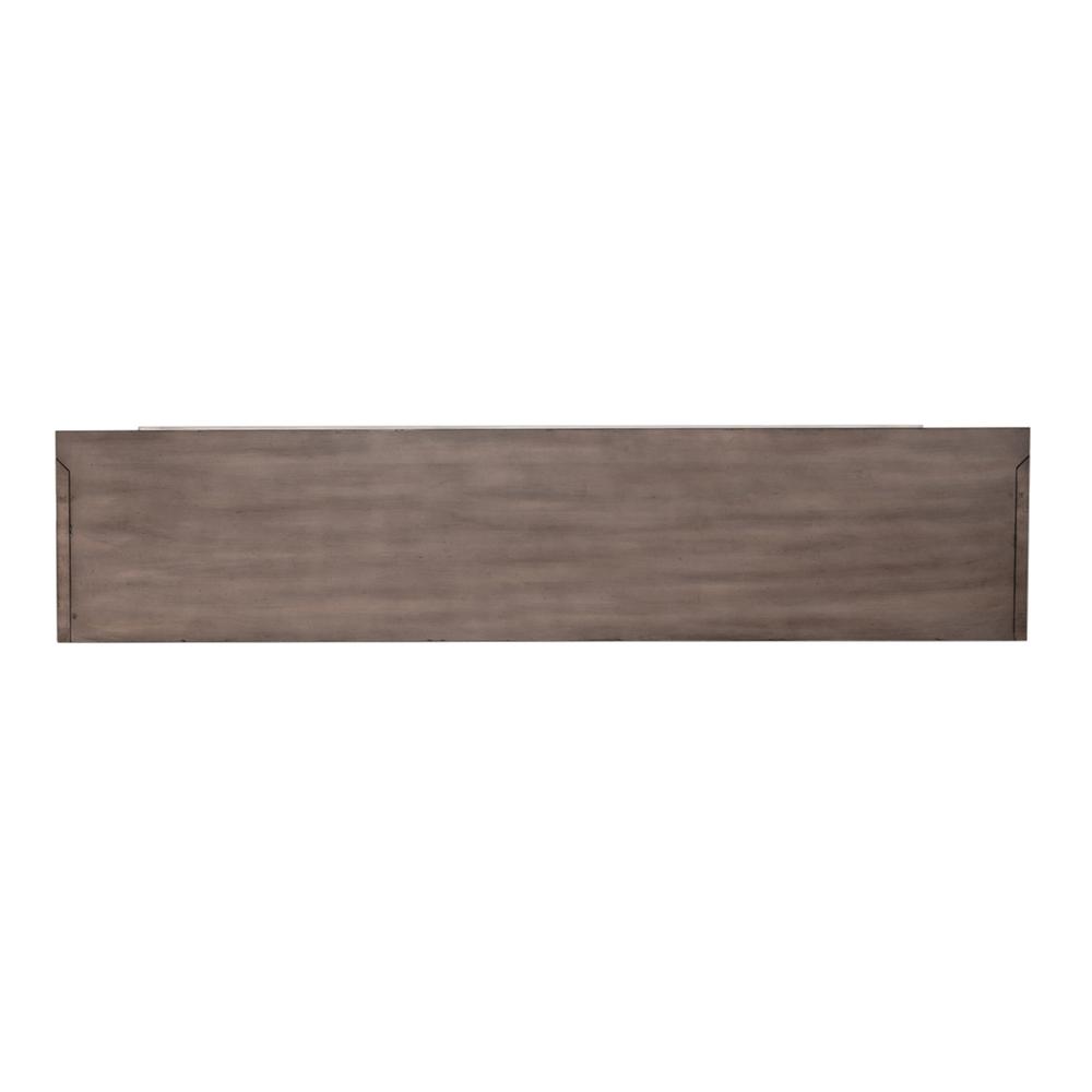 Ocean Isle 72 Inch Entertainment TV Stand in Antique White w/ Weathered Pine