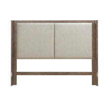 Queen Upholstered Shelter Headboard for Bed Frame Contemporary - Burnished Clay