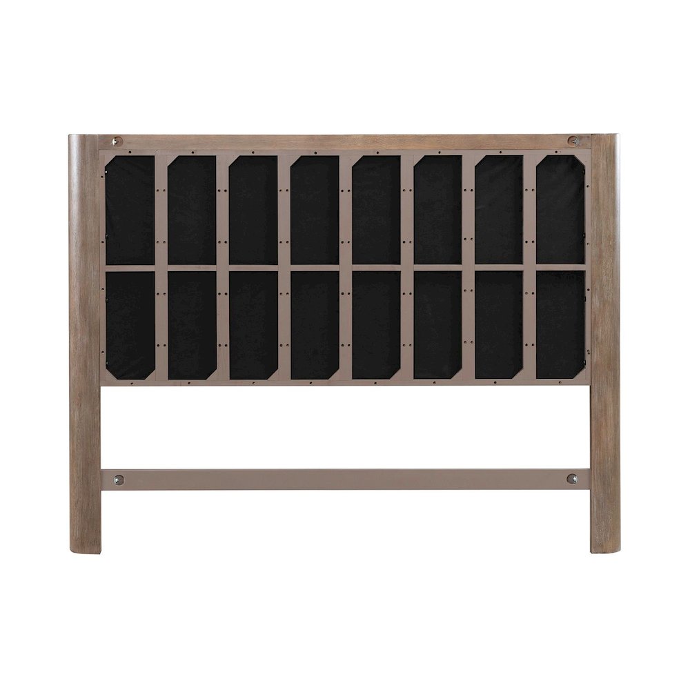Queen Upholstered Shelter Headboard for Bed Frame Contemporary - Burnished Clay