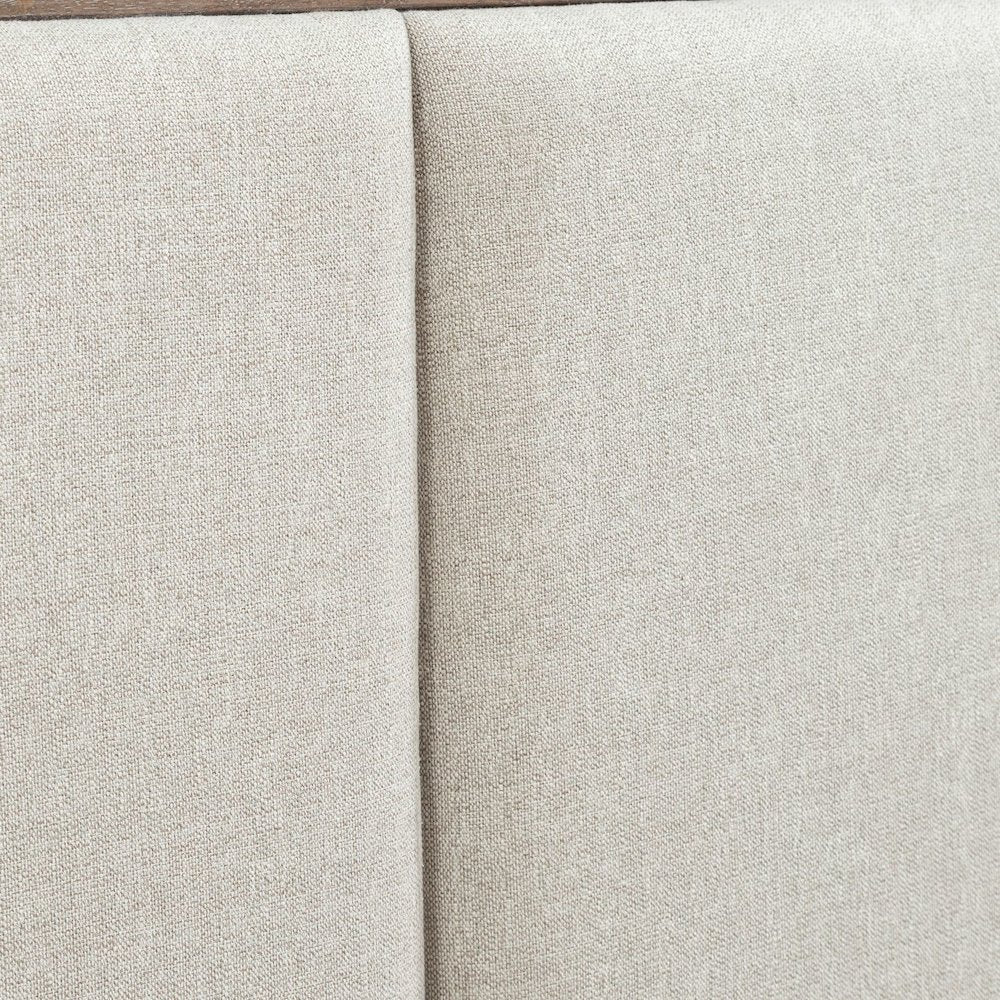 Queen Upholstered Shelter Headboard for Bed Frame Contemporary - Burnished Clay