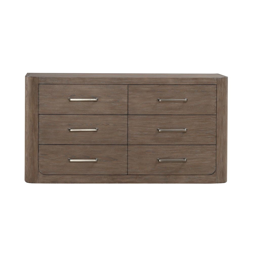 South Bend 6 Drawer Bedroom Dresser Contemporary - Burnished Clay