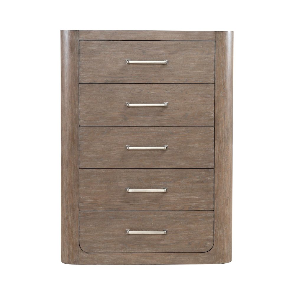 South Bend 5 Drawer Bedroom Chest Contemporary - Burnished Clay