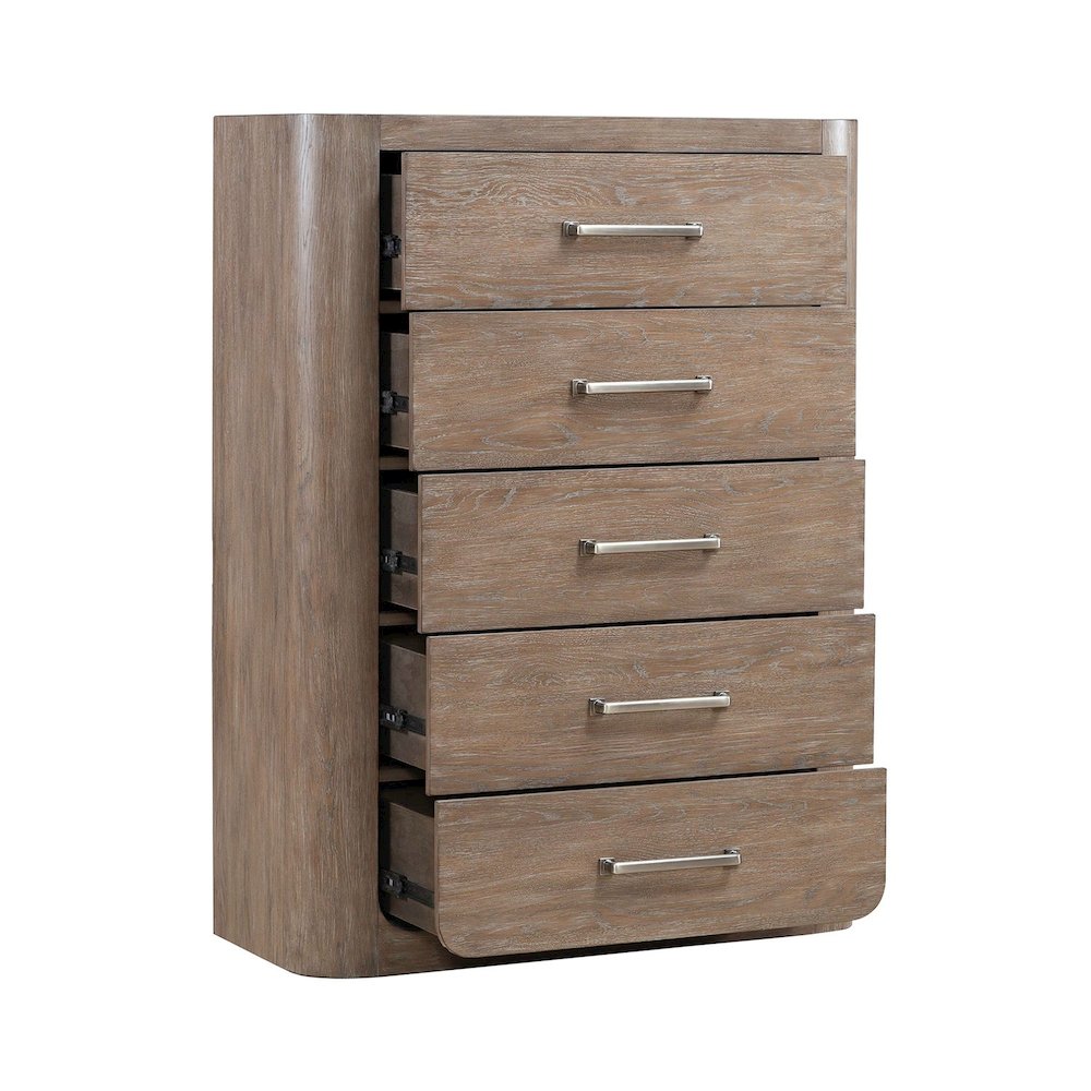 South Bend 5 Drawer Bedroom Chest Contemporary - Burnished Clay