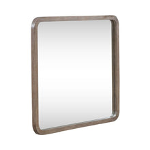 South Bend Landscape Mirror Contemporary Wood Framed 42" x 36" - Burnished Clay