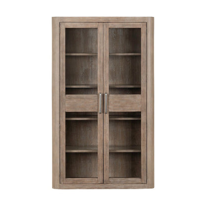 South Bend Bunching Display Cabinet for Dining Room Storage - Burnished Clay