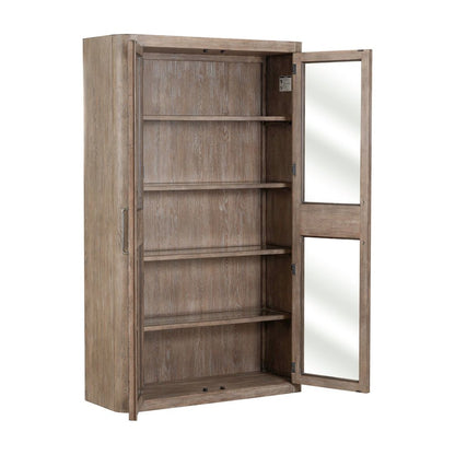 South Bend Bunching Display Cabinet for Dining Room Storage - Burnished Clay