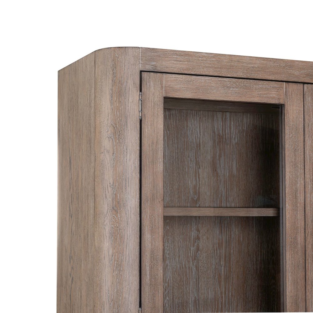 South Bend Bunching Display Cabinet for Dining Room Storage - Burnished Clay