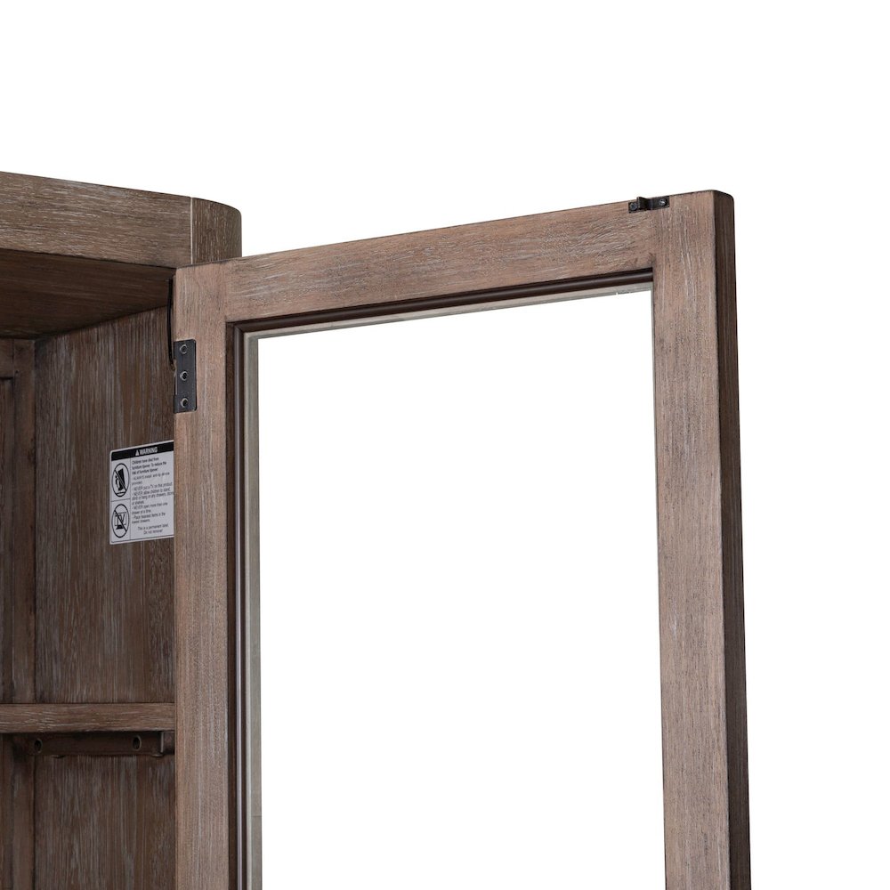 South Bend Bunching Display Cabinet for Dining Room Storage - Burnished Clay