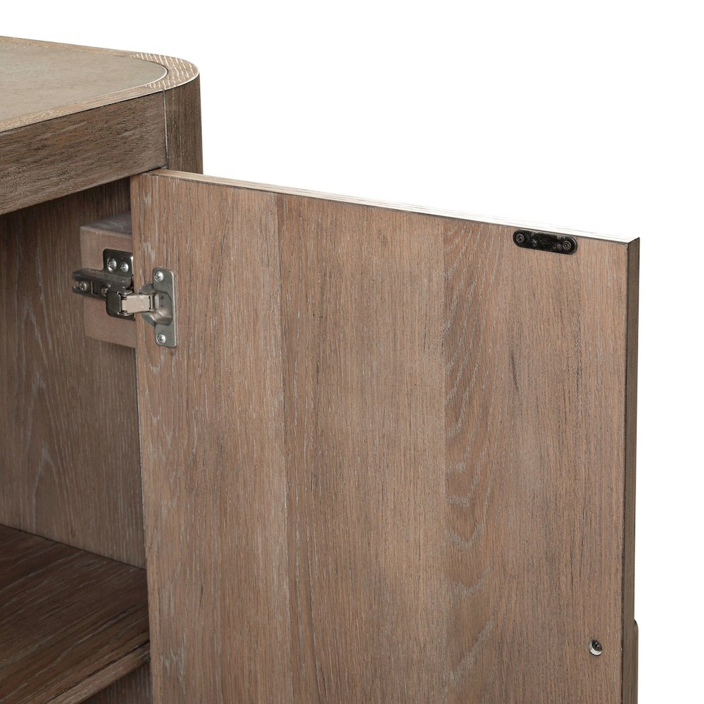 South Bend Server Cabinet for Dining Room Storage - Burnished Clay