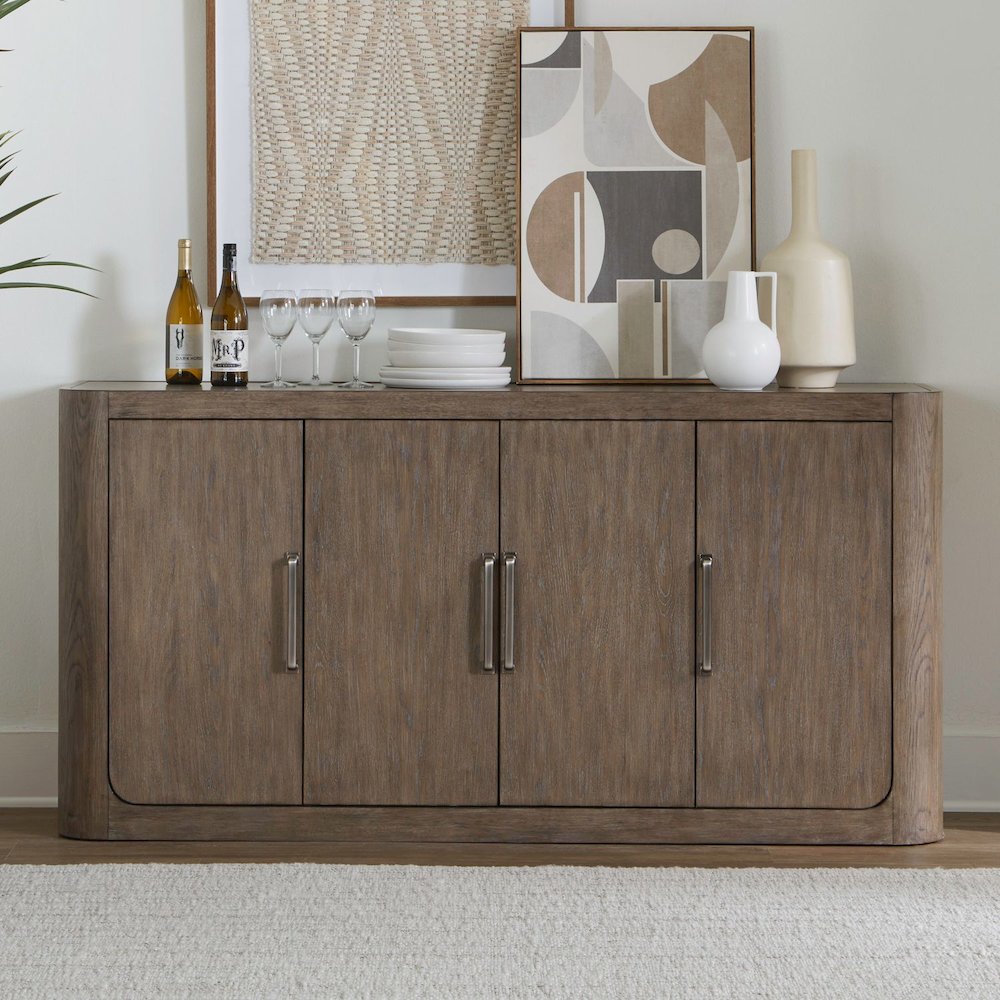 South Bend Server Cabinet for Dining Room Storage - Burnished Clay