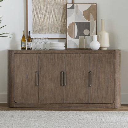 South Bend Server Cabinet for Dining Room Storage - Burnished Clay