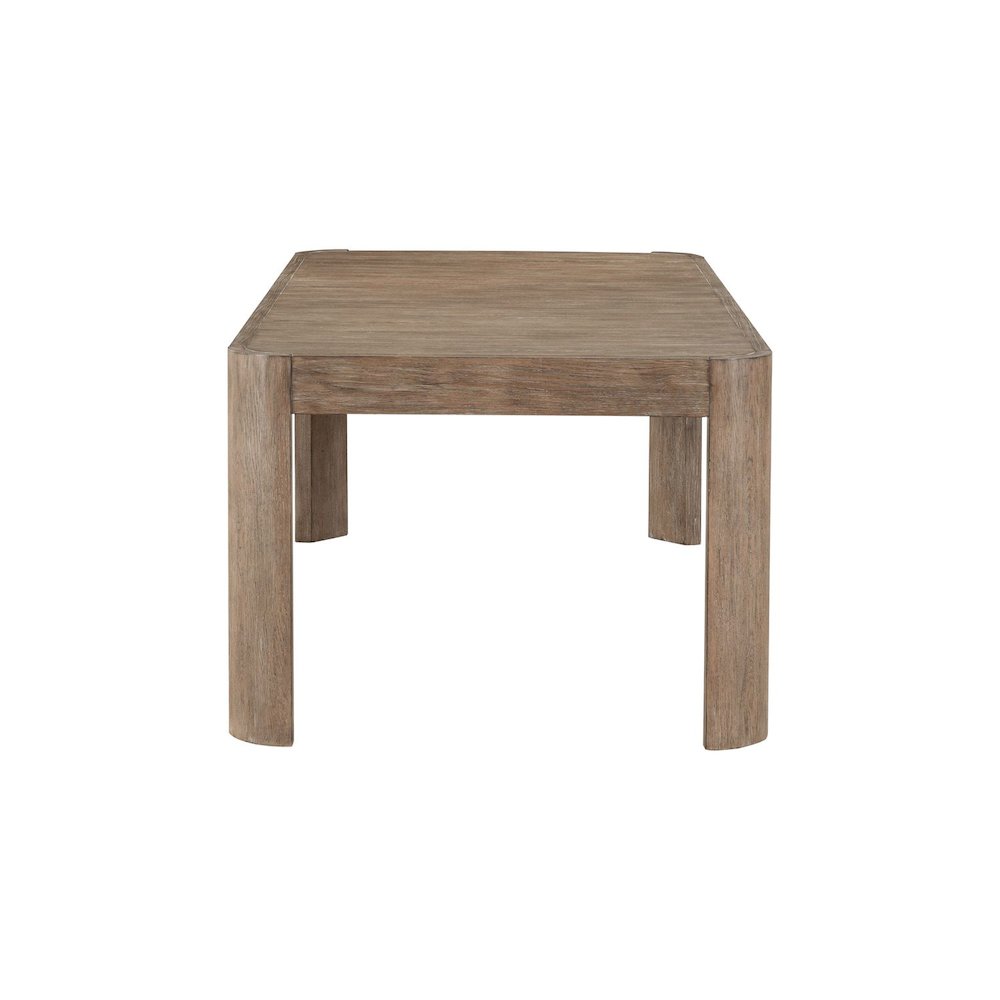 South Bend Rectangular Leg Table - Removeable Leaf - Burnished Clay