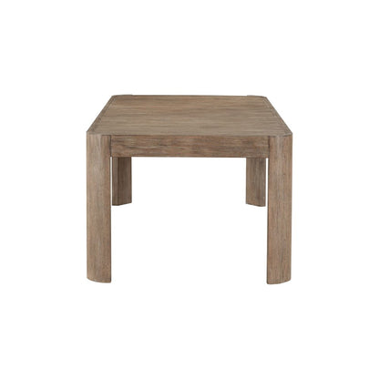 South Bend Rectangular Leg Table - Removeable Leaf - Burnished Clay