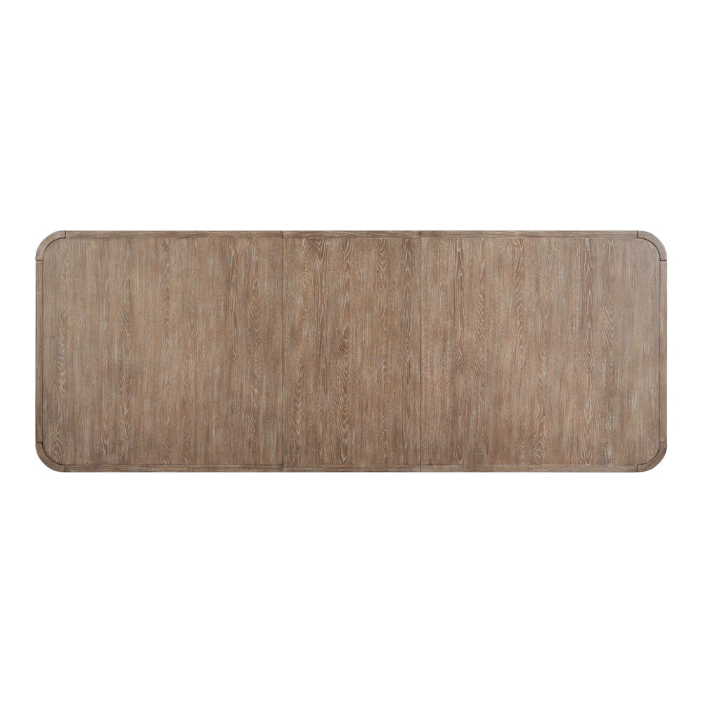 South Bend Rectangular Leg Table - Removeable Leaf - Burnished Clay