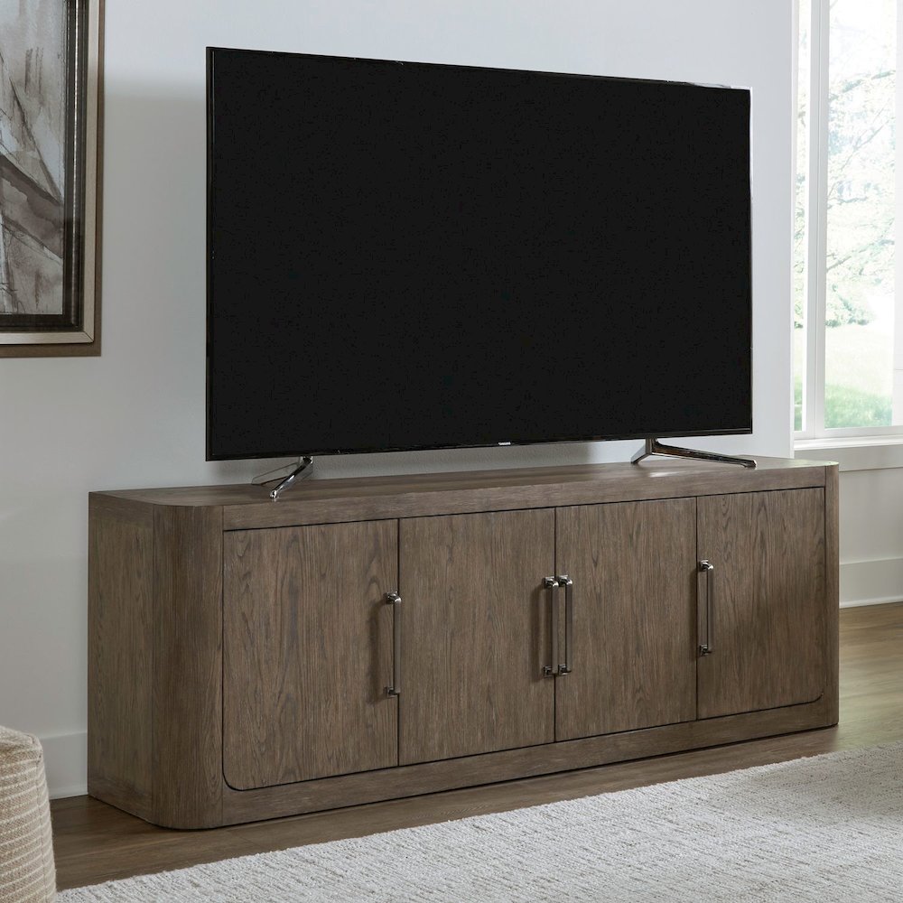 South Bend 82 Inch TV Stand Entertainment Center - Burnished Clay