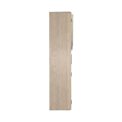 South Bend Bunching Display Cabinet - Cloud White Wood