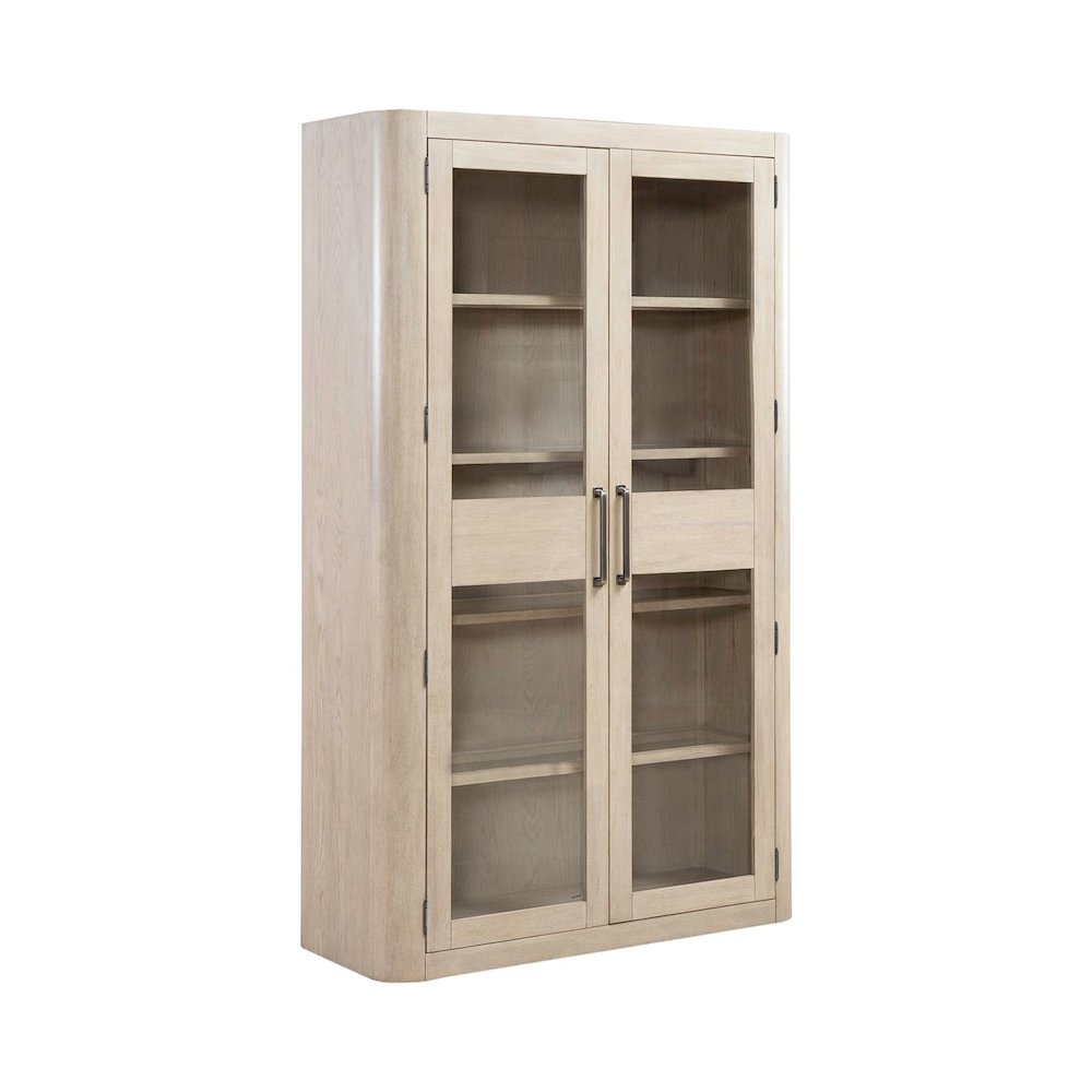 South Bend 2 Piece Bunching Cabinet Set - Cloud White Wood