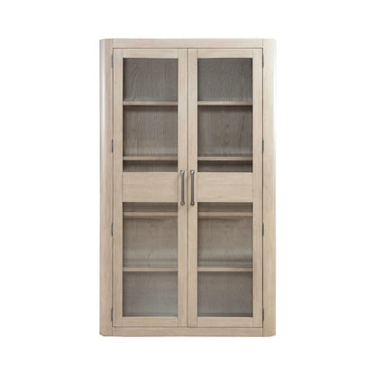 South Bend 2 Piece Bunching Cabinet Set - Cloud White Wood