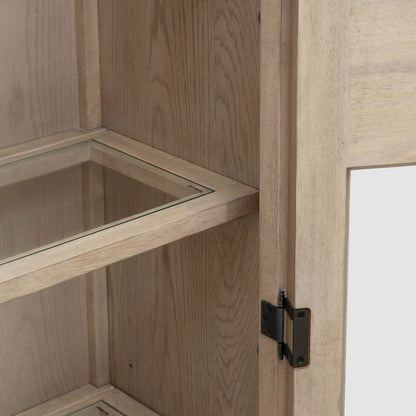 South Bend 2 Piece Bunching Cabinet Set - Cloud White Wood
