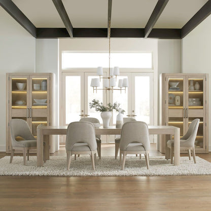 South Bend 7 Piece Rectangular Table Set - Cloud White