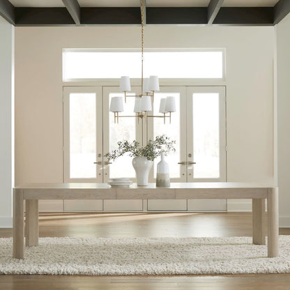 South Bend 7 Piece Rectangular Table Set - Cloud White