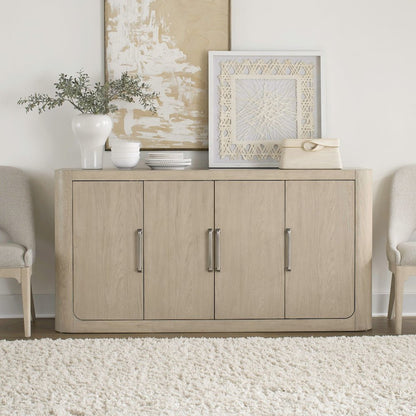 South Bend Server - Cloud White Wood
