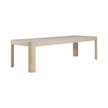 South Bend Rectangular Leg Table - Cloud White Oak Wood