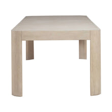 South Bend Rectangular Leg Table - Cloud White Oak Wood