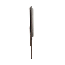 Modern Edge King Upholstered Panel Headboard  - Caffe