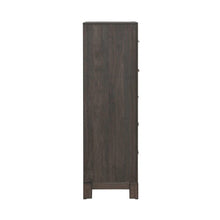 Modern Edge 5 Drawer Chest for Bedroom - Caffe