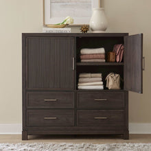 Modern Edge Dressing Chest for Bedroom - Caffe