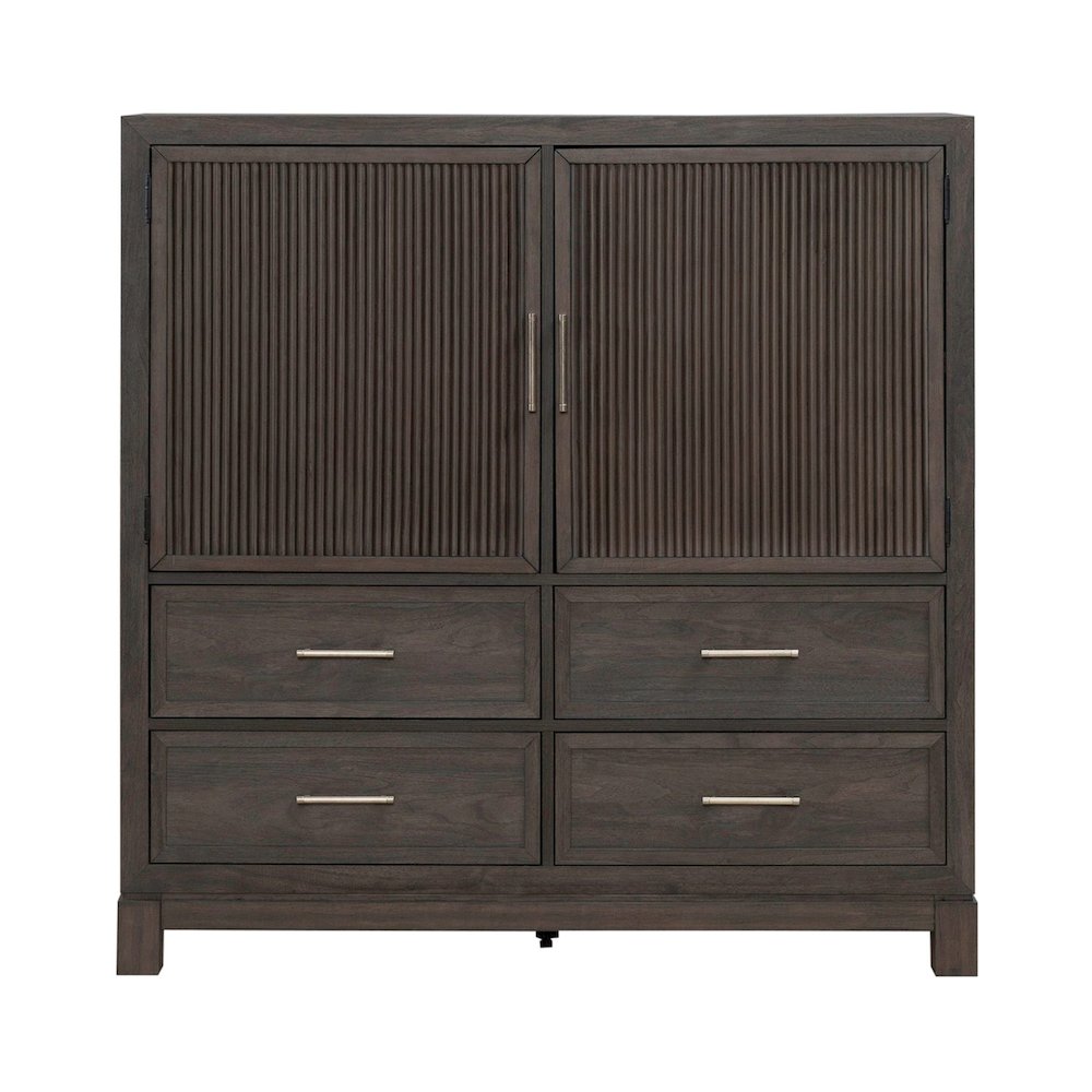 Modern Edge Dressing Chest for Bedroom - Caffe